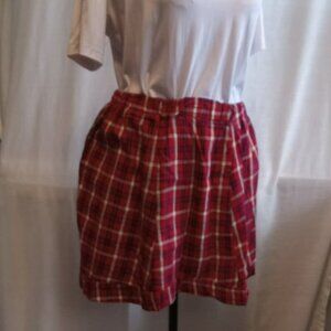 Unique handmade skirt - made from fabric remnants, with pockets and gussets - ma